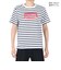 チャムス（CHUMS）Tシャツ 半袖 ロゴ CH01-2277-W075 ボーダー 綿100%