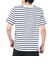 チャムス（CHUMS）Tシャツ 半袖 ロゴ CH01-2277-W075 ボーダー 綿100%
