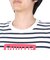 チャムス（CHUMS）Tシャツ 半袖 ロゴ CH01-2277-W075 ボーダー 綿100%