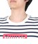 チャムス（CHUMS）Tシャツ 半袖 ロゴ CH01-2277-W075 ボーダー 綿100%