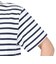 チャムス（CHUMS）Tシャツ 半袖 ロゴ CH01-2277-W075 ボーダー 綿100%