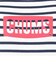 チャムス（CHUMS）Tシャツ 半袖 ロゴ CH01-2277-W075 ボーダー 綿100%