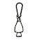 フィフティフィフティワークショップ（5050WORKSHOP）カラビナ クリップ アウトドア キャンプ ブラック CARABINER CLIP 0255WS4…