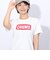 チャムス（CHUMS）ロゴ 半袖Tシャツ CH11-2277-W014 ホワイト×レッド