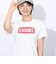 チャムス（CHUMS）ロゴ 半袖Tシャツ CH11-2277-W014 ホワイト×レッド