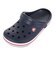 クロックス（crocs）ジュニアサンダル クロックバンド クロッグ キッズ ネイビー レッド 207006-485-2023 シャワサン レジャー水遊び プー…