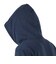 チャムス（CHUMS）スウェット パーカー ブービー ロゴ ジップパーカー CH00-1420-N098 ネイビー×イエロー 裏起毛 綿100