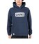 チャムス（CHUMS）スウェット パーカー チャムス ロゴ プルオーバー CH00-1418-N082 ネイビー×ホワイト 裏起毛 綿100