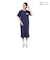ホールアース（Whole Earth）速乾 ストレッチ トレッキングウェア ワンピース Tシャツドレス WE2RDZ24 NVY