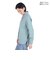 クリフメイヤー（KRIFF MAYER）長袖シャツ ヘムラウンド オーバー シャツ 2344402LX:60:SAGE-GREEN グリーン 速乾 静電ケア