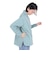 クリフメイヤー（KRIFF MAYER）長袖シャツ ヘムラウンド オーバー シャツ 2344402LX:60:SAGE-GREEN グリーン 速乾 静電ケア