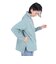 クリフメイヤー（KRIFF MAYER）長袖シャツ ヘムラウンド オーバー シャツ 2344402LX:60:SAGE-GREEN グリーン 速乾 静電ケア