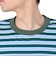クリフメイヤー（KRIFF MAYER）チルタイムマルチボーダー半袖Tシャツ 2343100-65:GREEN