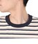 クリフメイヤー（KRIFF MAYER）チルタイムマルチボーダー半袖Tシャツ 2343100-9:NATURAL