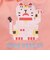 アミナ（amina）交差縫い巾着 ショルダー バッグ 7CRP4202 PK NEKO