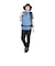 UV カット 吸汗速乾 4Way ストレッチ ワイハイカー ショートスリーブ Tシャツ RE24SUK5620011 BLU