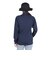 ポールワーズ（POLEWARDS）長袖 DRY COMFORT ハーフジップ Tシャツ PW2RHB10 NVY ネイビー 吸汗速乾 ストレッチ