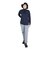ポールワーズ（POLEWARDS）長袖 DRY COMFORT ハーフジップ Tシャツ PW2RHB10 NVY ネイビー 吸汗速乾 ストレッチ