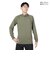 ポールワーズ（POLEWARDS）長袖Tシャツ ロンT DRY COMFORT ハーフジップTシャツ PW2RJB03 OLV オリーブ 吸汗速乾 ストレッチ