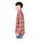クリフメイヤー（KRIFF MAYER）カジュアルシャツ チェックシャツ ビエラチェック 長袖シャツ 2413500 35 RED レッド