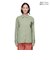 クリフメイヤー（KRIFF MAYER）長袖シャツ カジュアル ヘムラウンド オーバーシャツ 2414429LX:60:SAGE-GREEN グリーン