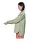 クリフメイヤー（KRIFF MAYER）長袖シャツ カジュアル ヘムラウンド オーバーシャツ 2414429LX:60:SAGE-GREEN グリーン