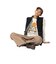 ジャックウルフスキン（JackWolfskin）ウルフプリント ロングスリーブTシャツ A63977-5055