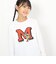 マーモット（Marmot）キッズ 長袖 イニシャルマーヴィンTシャツ TSAKC111-WHITE 速乾