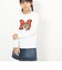 マーモット（Marmot）キッズ 長袖 イニシャルマーヴィンTシャツ TSAKC111-WHITE 速乾