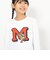 マーモット（Marmot）キッズ 長袖 イニシャルマーヴィンTシャツ TSAKC111-WHITE 速乾