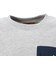 クリフメイヤー（KRIFF MAYER）ジュニア スウェット トレーナー ヤマロゴ ポケクルー 2417862K:15:GRAY グレー バックプリント