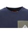 クリフメイヤー（KRIFF MAYER）ジュニア スウェット トレーナー ヤマロゴ ポケクルー 2417862K:79:NAVY ネイビー バックプリント