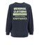 クリフメイヤー（KRIFF MAYER）ジュニア スウェット トレーナー 超のびポケット クルーシャツ 2417206K:79 NAVY ネイビー