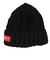 チャムス（CHUMS）ニット帽 ニットキャップ ネパールニットワッチ CH05-1397-K001 ブラック ウール100％ ケーブル編み