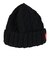 チャムス（CHUMS）ニット帽 ニットキャップ ネパールニットワッチ CH05-1397-K001 ブラック ウール100％ ケーブル編み