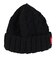 チャムス（CHUMS）ニット帽 ニットキャップ ネパールニットワッチ CH05-1397-K001 ブラック ウール100％ ケーブル編み