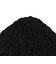 チャムス（CHUMS）ニット帽 ニットキャップ ネパールニットワッチ CH05-1397-K001 ブラック ウール100％ ケーブル編み