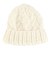 チャムス（CHUMS）ニット帽 ニットキャップ ネパールニットワッチ CH05-1397-W004 ホワイト ウール100％ ケーブル編み