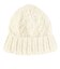 チャムス（CHUMS）ニット帽 ニットキャップ ネパールニットワッチ CH05-1397-W004 ホワイト ウール100％ ケーブル編み