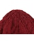 チャムス（CHUMS）ニット帽 ニットキャップ ネパールニットワッチ CH05-1397-R026 エンジ ウール100％ ケーブル編み