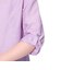 クリフメイヤー（KRIFF MAYER）長袖 Aライン ユルシャツ W2447876X89:PURPLE