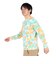 チャムス（CHUMS）長袖Tシャツ ロンT ブービーロゴTシャツ CH01-2275-Z358 オレンジ×グリーン バックプリント 綿100