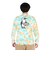 チャムス（CHUMS）長袖Tシャツ ロンT ブービーロゴTシャツ CH01-2275-Z358 オレンジ×グリーン バックプリント 綿100