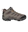 メレル（MERRELL）ハイキングシューズ 登山靴 山登り モアブ 3 シンセティック ミッド ゴアテックス ワイド ワイズ 500639W WALNUT ベ…