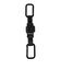 ハイマウント（High MOUNT）カラビナ 金具 ロック ダブルカラビナ BK 23840