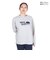 ホールアース（Whole Earth）長袖 BEAR Tシャツ WE2TDZ53 GRY ライトグレー 速乾