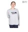 ホールアース（Whole Earth）長袖 BEAR Tシャツ WE2TDZ53 GRY ライトグレー 速乾