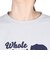 ホールアース（Whole Earth）長袖 BEAR Tシャツ WE2TDZ53 GRY ライトグレー 速乾