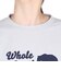 ホールアース（Whole Earth）長袖 BEAR Tシャツ WE2TDZ53 GRY ライトグレー 速乾