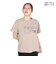ホールアース（Whole Earth）半袖 ロゴ Tシャツ WE2TDZ54 BEG ベージュ 速乾